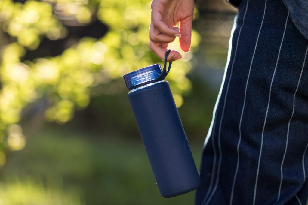 reusable water bottle sustainable lifestyle